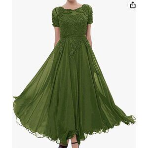 H.S.D. Mother of The Bride Chiffon Evening Formal Dress SIZE 2
